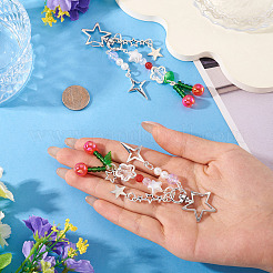 2шт. подвесные украшения из вишневого пластика&nbsp;HJEW-TA0001-35