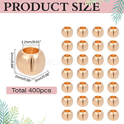 400 шт. Латунные бусины&nbsp;KK-ME0001-66