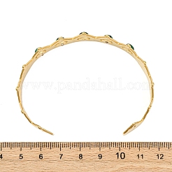 Браслеты-манжеты из нержавеющей стали 304 для женщин&nbsp;BJEW-P353-01G