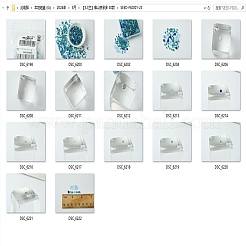 Стеклянные круглые бусины с красками для выпечки со стеклянными бусинами&nbsp;SEED-FS0001-23