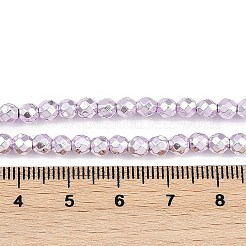 Нити синтетических немагнитных гематитовых бусин с гальваническим покрытием&nbsp;G-H072-A01-01I