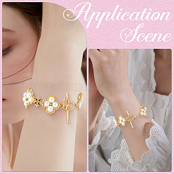 8шт латунные застежки&nbsp;KK-BBC0018-89