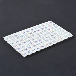 Ab цветные стеклянные бусины&nbsp;EGLA-P059-03B-AB14