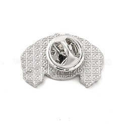 Эмалированная булавка с латунными защелками-бабочками&nbsp;LS-JEWB-A006-06C