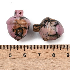 Природные подвески родонит&nbsp;G-K354-13C