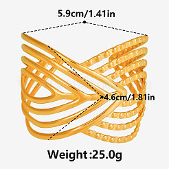 Браслеты-манжеты из нержавеющей стали 304 для женщин&nbsp;CO0249-2
