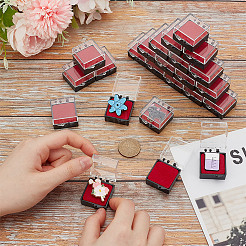 Пластиковая коробка с флокирующимся блистером&nbsp;CON-WH0106-11C