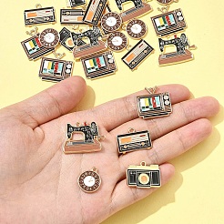 25шт 5 стиля подвески из сплава с эмалью&nbsp;ENAM-FS0003-14