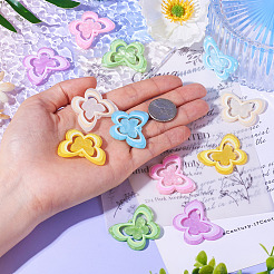 Набор для изготовления акриловых висячих сережек-бабочек своими руками&nbsp;DIY-TA0009-74