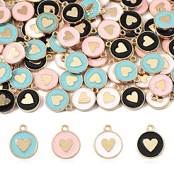 Подвески из эмали из сплава 30 шт.&nbsp;ENAM-YW0006-13A