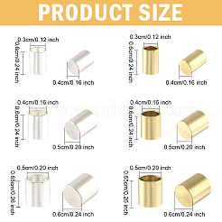 30 шт. 3 стиля наконечников для шнура из нержавеющей стали 201&nbsp;STAS-YW0002-98