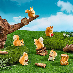 14 шт. 7 стиля декора из смолы&nbsp;DJEW-MA0001-03