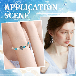 80шт 8 стиля бусины из сплава в тибетском стиле&nbsp;TIBEB-SC0001-37