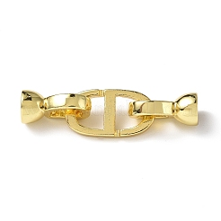 Реечное покрытие латунь микро паве прозрачный кубический цирконий складные застежки&nbsp;KK-G448-05G