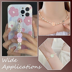 30шт УФ-покрытие прозрачные акриловые бусины&nbsp;PACR-YW0001-56