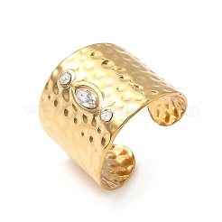 Нержавеющая сталь 304 с кубическим цирконием&nbsp;RJEW-Z103-02G