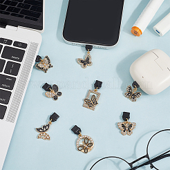 8 шт. 8 стиля пластиковых мобильных пылезащитных заглушек&nbsp;HJEW-SC00164