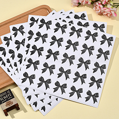 Наклейки с бантом pp&nbsp;DIY-WH20007-281B