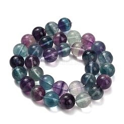 Природного флюорита бисер нитей&nbsp;G-L634-B04-12mm