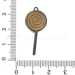 Подвески из латуни и эмали на Хэллоуин&nbsp;KK-F915-01E-B