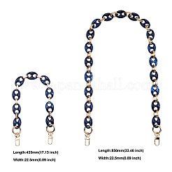 2 шт. 2 ручки из смолы для сумок&nbsp;DIY-GN0001-02B