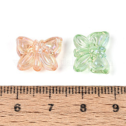 Прозрачные акриловые бусины в форме бабочек&nbsp;TACR-T031-03M