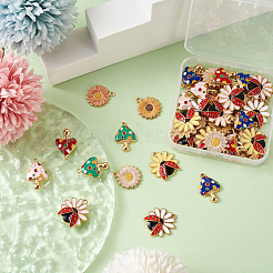 50 шт. 10 стильные подвески из эмалированного сплава с покрытием&nbsp;ENAM-SW0001-02