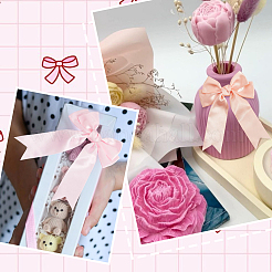 14 шт. 7-х цветный полиэстеровый бант для украшения&nbsp;DIY-SP0004-82