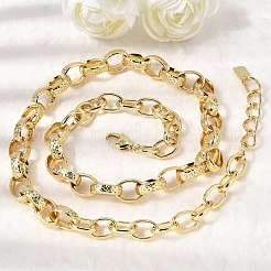 Цепочки из текстурированной латунной проволоки толщиной 10.5 мм&nbsp;NJEW-L013-05G