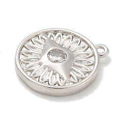 Стойки обшивки латунь микро проложить Циркон подвеску&nbsp;KK-L224-062P-01