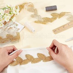 Лист узор стекляруса бисер отделка бисером окантовка&nbsp;OCOR-FG0001-33