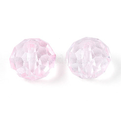 Выпечка расписные прозрачные стеклянные бусины&nbsp;X1-GLAA-N011-10mm-10