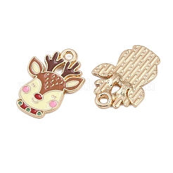 Рождественские эмали сплава подвески&nbsp;FIND-I067-02KCG-01