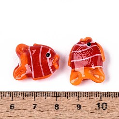 Бусины лэмпворк &nbsp;LAMP-T021-34F