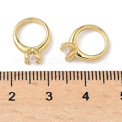 Латунь прокладывает кубические циркониевые прелести&nbsp;KK-Q068-26G