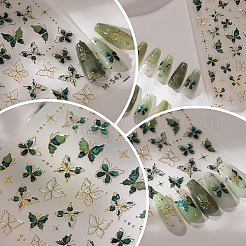 Наклейки для ногтей с рисунком бабочки&nbsp;MRMJ-WH20816-002