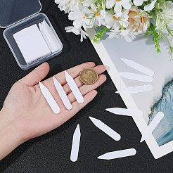 100 шт. ПВХ-подставка для воротника рубашки&nbsp;DIY-CN0003-59B