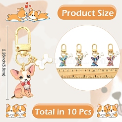 10 шт. 10 стиля&nbsp;HJEW-YW00297