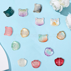 140шт 10 вида стеклянных бусин&nbsp;GLAA-PA0001-12