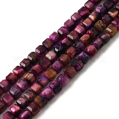 Природных тигровый глаз бисер нитей&nbsp;G-F797-A16-01A