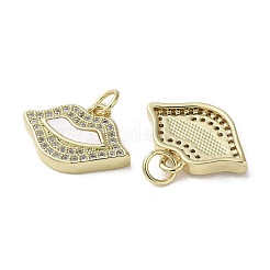 Латунные микро проложить кубического циркония подвески&nbsp;KK-G485-10G