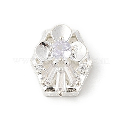 Латунные микро проложить кубического циркония бусы&nbsp;KK-K297-28S