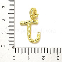 Реечное покрытие латунь микро паве кубический цирконий европейские подвески с подвесками&nbsp;KK-L210-015G-J