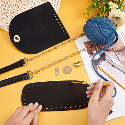 Наборы для изготовления сумок через плечо из искусственной кожи&nbsp;DIY-WH0304-252