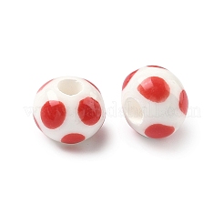 Фарфора ручной работы европейский бусины&nbsp;PORC-C009-01E