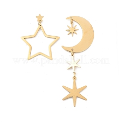 Серьги-гвоздики из нержавеющей стали 304&nbsp;EJEW-D306-04G