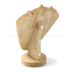 Подставки для ожерелий из микрофибры и дерева в форме бюста&nbsp;NDIS-H042-03C