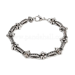 Браслеты из звеньевой цепи из нержавеющей стали 304&nbsp;BJEW-D379-02AS