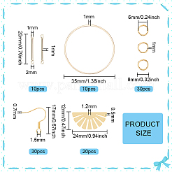 Набор для самостоятельного изготовления висячих сережек-вееров&nbsp;DIY-BC0009-84