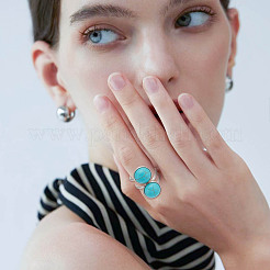 Набор для самостоятельного изготовления полукруглого манжетного кольца&nbsp;DIY-AR0003-35